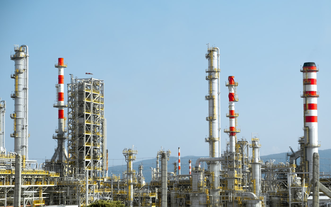 Industrial refinery facility
