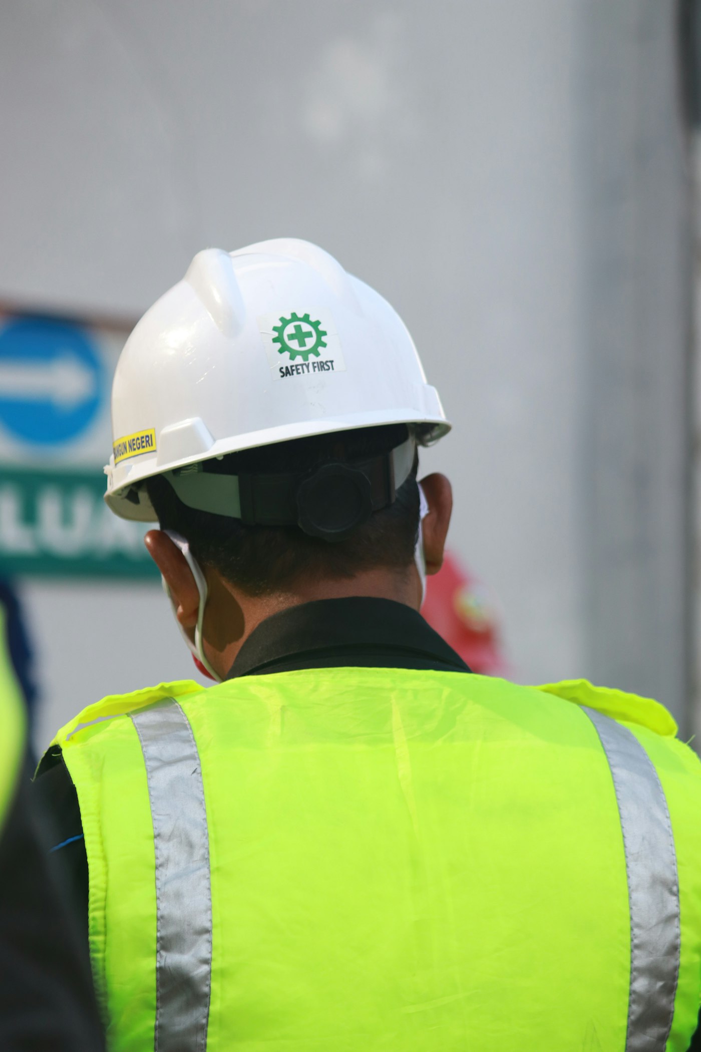 Worker in protective equipment